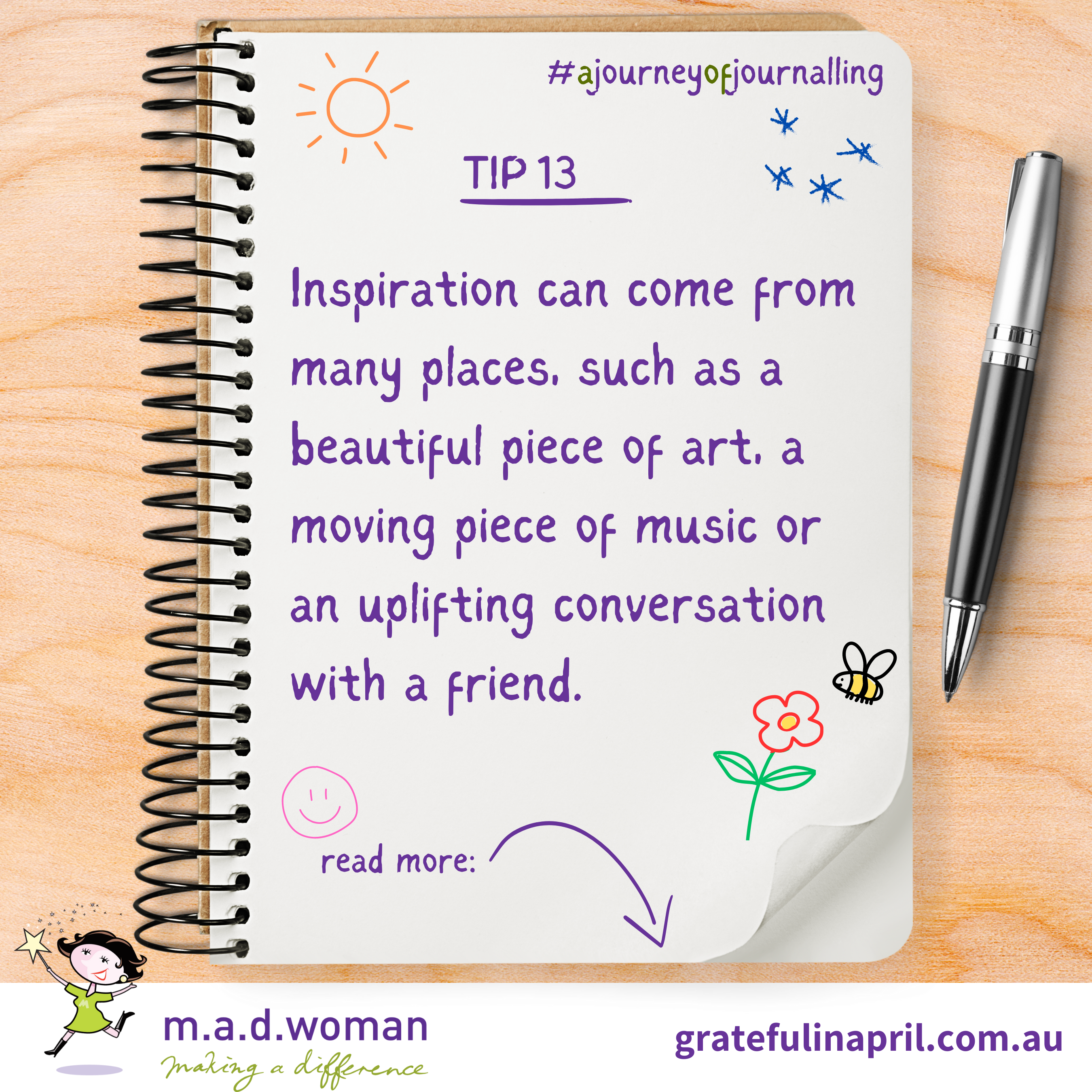 Tip 13 - a journey of journalling